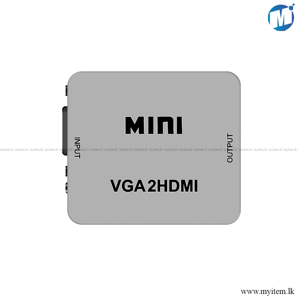 VGA2HDMI Converter Connector with Audio for PC Laptop to HDTV Projector