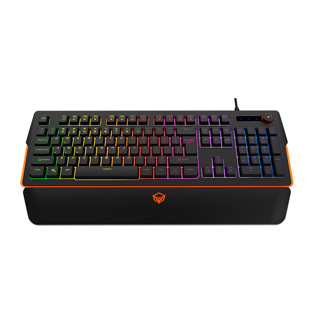 MEETION K9520 RGB MAGNETIC WRIST REST GAMING KEYBOARD ( 01 year warranty )