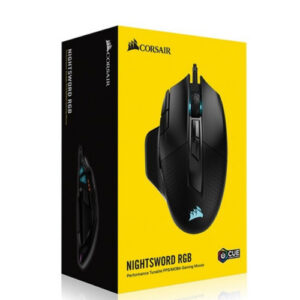 CORSAIR NIGHTSWORD RGB PERFORMANCE TUNABLE FPS/MOBA GAMING MOUSE( 1 YEAR WARRANTY)