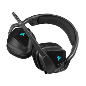 CORSAIR VOID ELITE RGB WIRELESS PREMIUM GAMING HEADSET WITH 7.1 SURROUND SOUND – CARBON (3 YEARS WARRANTY)
