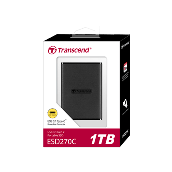 TRANSCEND ESD270C 1TB SSD PORTABLE (3y)