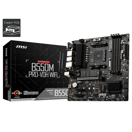 MSI B550M Pro-VDH (Wi-Fi) Motherboard