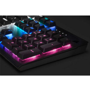 CORSAIR K60 RGB PRO MECHANICAL GAMING KEYBOARD CHERRY VIOLA BLACK(1 YEAR WARRANTY)