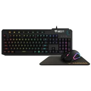 GAMDIAS ARES|P2 KEYBOARD + MOUSE + MOUSE MAT 3 IN 1 GAMING COMBO