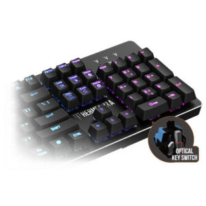 GAMDIAS HERMES|P2A OPTICAL RGB MECHANICAL GAMING KEYBOARD ( 1 YEAR WARRANTY )