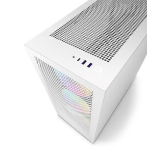 NZXT H7  Flow RGB Edition ATX Mid Tower White Case (2 Years Warranty)