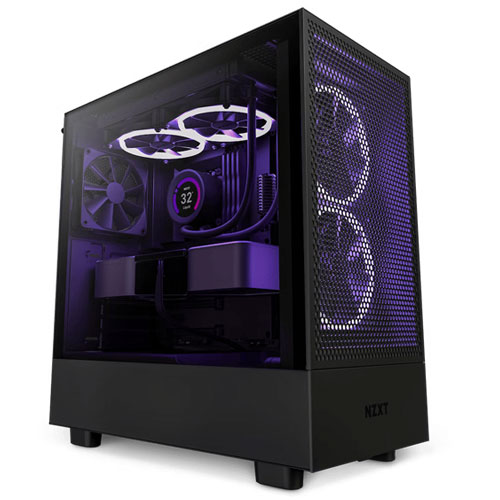NZXT H5 Flow RGB Edition ATX Mid Tower Black Case