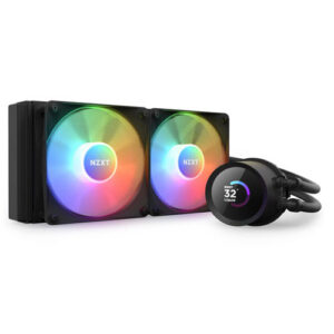 NZXT Kraken 240 (240mm) RGB CPU Liquid Cooler With LCD Display Black