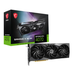 MSI GEFORCE RTX 4070 GAMING X 12GB GDDR6X SLIM GRAPHICS CARD (3 YEARS WARRANTY) » BRAND: MSI