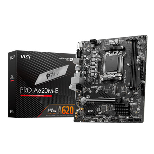 MSI A620M-E Pro DDR5 Motherboard ( 3 YEARS WARRANTY)