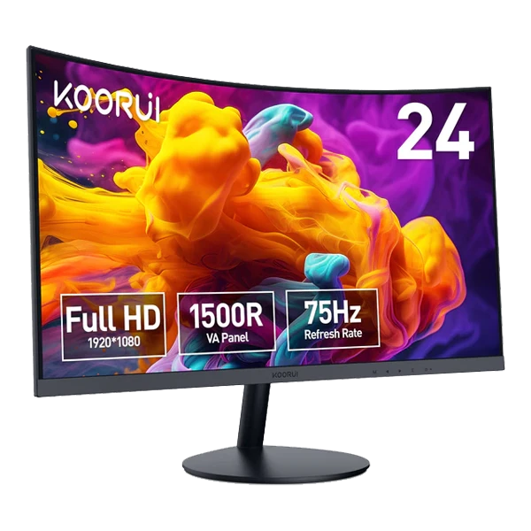 KOORUI 24″ 24N5CA FHD CURVED VA MONITOR