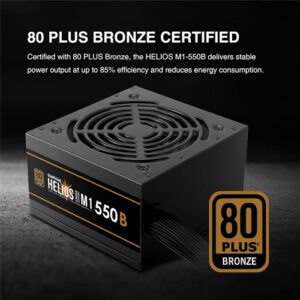 GAMDIAS HELIOS M1-550B 550W 80 Plus Bronze Certified Power Supply