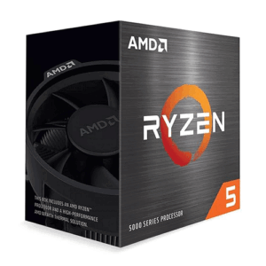 AMD Ryzen 5 5600 6-Core 12-Thread Up to 4.4GHz Desktop Processor (Without Box/Fan, 3-Year Warranty)