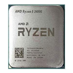 AMD Ryzen 5 3400G Processor (Cores 4, Threads 8, Max. Boost Clock Up To 4.2GHz ) -Without Box (3 Years Warranty)