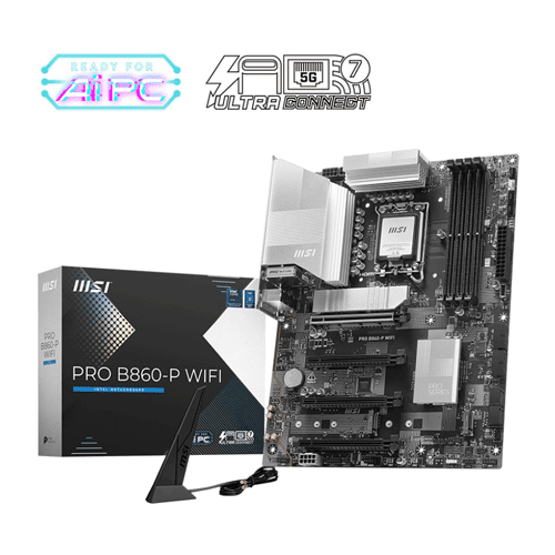 MSI PRO B860 P (WIFI) DDR5 Motherboard ( 3 YEARS WARRANTY)