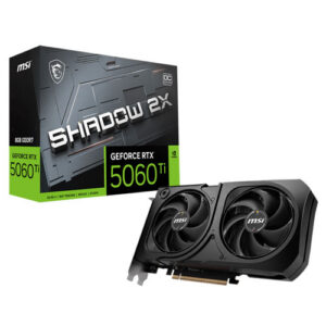 MSI Geforce RTX 5060 TI Shadow 2X OC 8GB GDDR7X Graphics Card (3 YEARS WARRANTY)