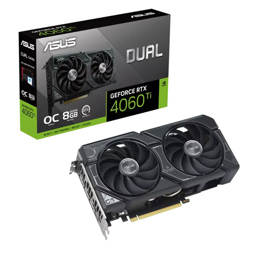 ASUS DUAL GEFORCE RTX 4060 TI 8GB GDDR6 OC GRAPHICS CARD (3 YEARS WARRANTY) (Copy)
