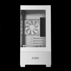 GAMEDIAS AURA GC9M ARGB WHITE CASE