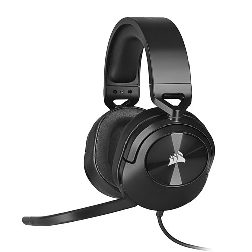 CORSAIR HS55 SURROUND GAMING HEADSET-CARBON ( 1 YEAR WARRANTY )