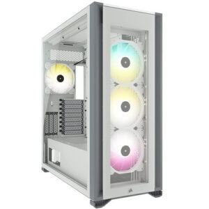 CORSAIR ICUE 7000X RGB TEMPERED GLASS FULL-TOWER ATX CASE – WHITE