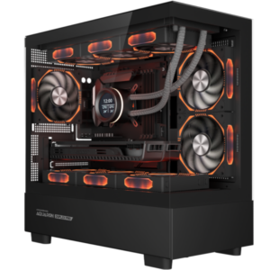 WJ COOLMAN F61 DUPLEX PRO FULL TEMPERD GAMING CASING