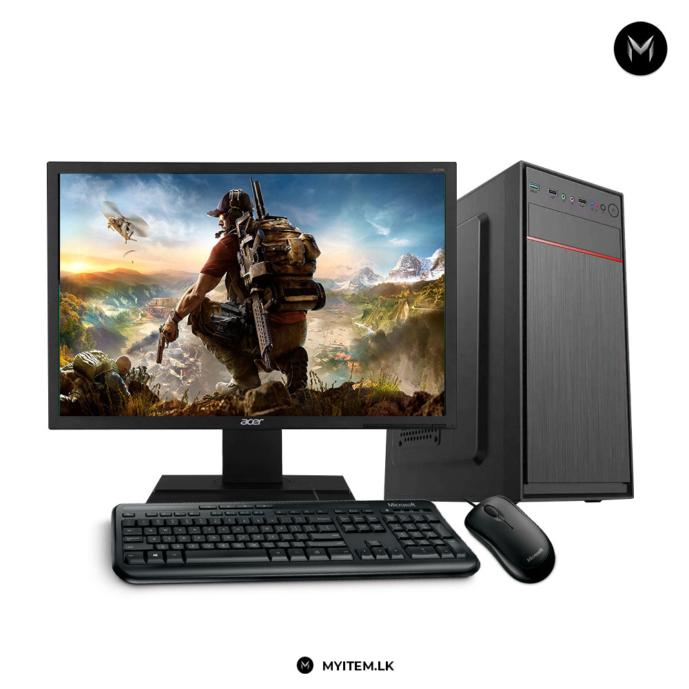 Full Set PC Intel Core I7 2ND GEN  | DDR3 8GB RAM | 128GB SSD | 500GB HDD |  19”  LED Monitor