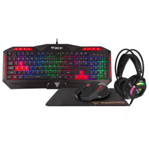 GAMDIAS POSEIDON |KEYBOARD+ MOUSE+MOUSE MAT AND HEADSET 4 IN 1 GAMING COMBO(1 YEAR WARRANTY)