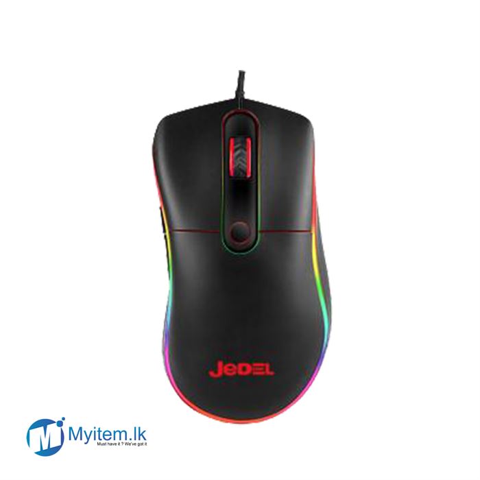 Jedel M80 RGB Gaming Mouse with Colorful Light