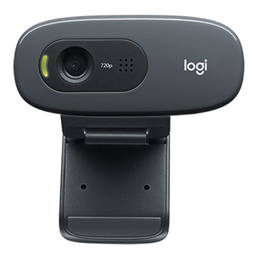 LOGITECH C270 HD WEBCAM, 720P VIDEO WITH NOISE REDUCING(1 YEAR WARRANTY)