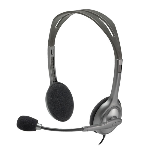 LOGITECH H110 WIRED HEADSET ( 1 YEAR WARRANTY )
