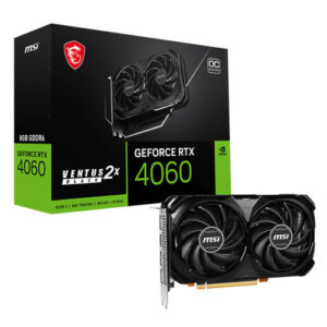 MSI GEFORCE RTX 4060 VENTUS OC 2X 8GB GDDR6X BLACK GRAPHICS ( 3 YEARS WARRANTY )