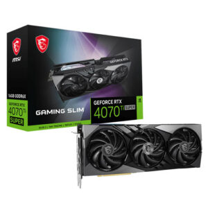 MSI GEFORCE RTX 4070 TI SUPER GAMING X 16GB GDDR6X SLIM GRAPHICS CARD ( 3 YEARS WARRANTY )