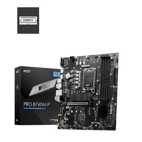 MSI PRO B760M P DDR5 Motherboard ( 3 YEARS WARRANTY)