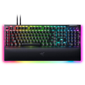 RAZER BLACKWIDOW V4 PRO GREEN SWITCH MECHANICAL GAMING KEYBOARD ( 1 YEAR WARRANTY )