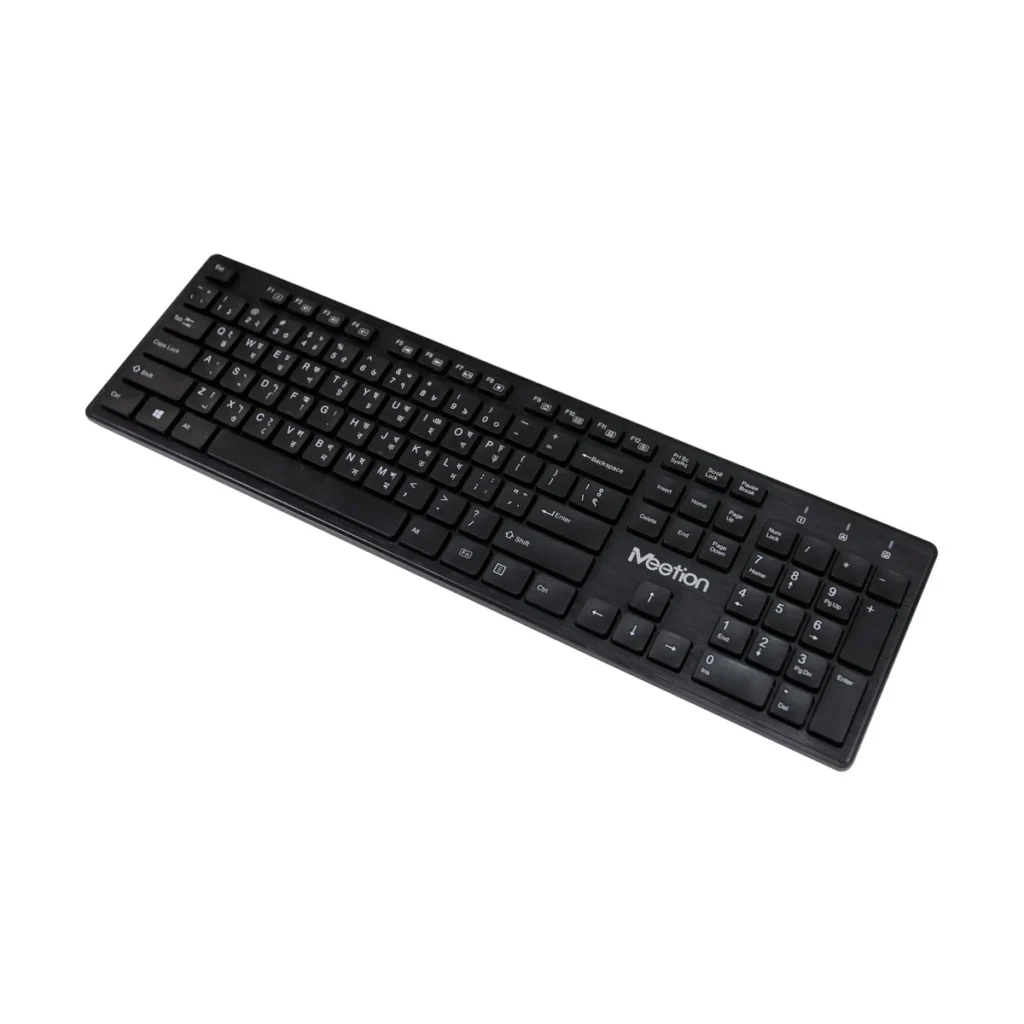 MEETION WIRELESS STANDARD CHOCOLATE KEYBOARD – WK841-KOL