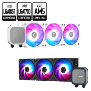 MSI MAG CORELIQUID ARGB A13 360mm CPU Liquid Cooler Black ( 3 YEARS WARRANTY )