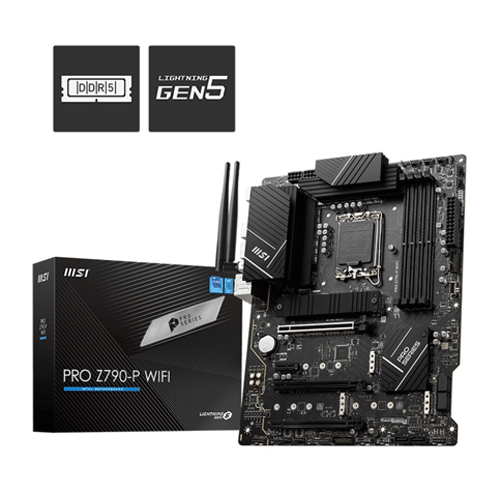 MSI PRO Z790-P (WIFI) DDR5 Motherboard-(3 Years Warranty)