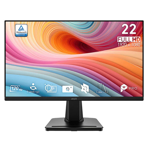 MSI Pro MP225 E12VL 21.5″ Inch 120Hz 1ms FHD Ultra Slim Frameless Monitor