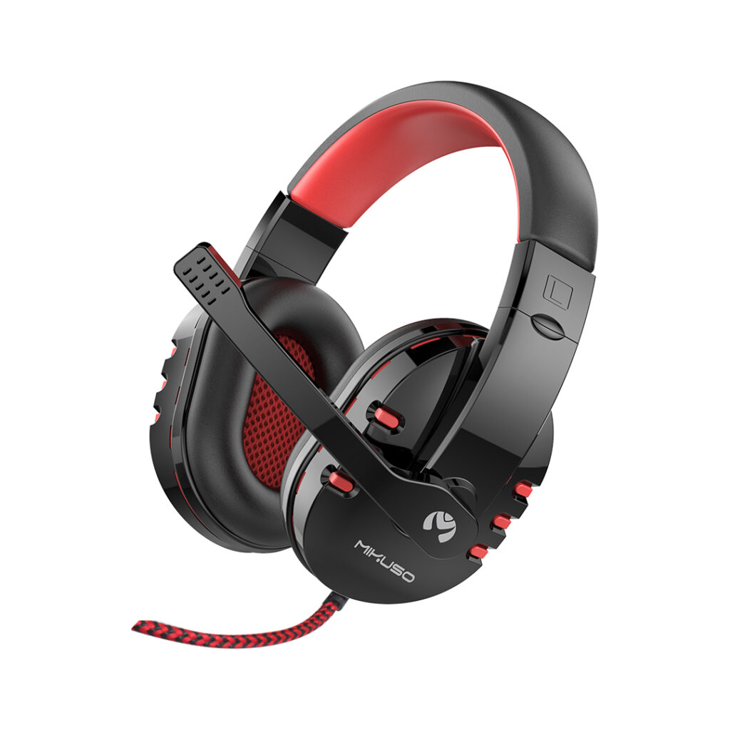 MIKUSO HP-118 Wired Stereo Gaming Headset with Microphone