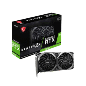MSI GeForce RTX 3050 VENTUS 2X XS 8GB OC Graphics Card (3 YEARS WARRANTY)