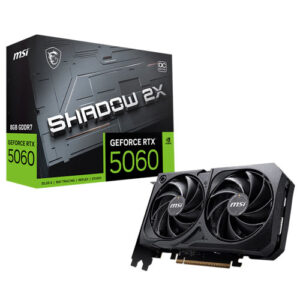 MSI Geforce RTX 5060 Shadow 2X OC 8GB GDDR7X Graphics Card (3 YEARS WARRANTY)