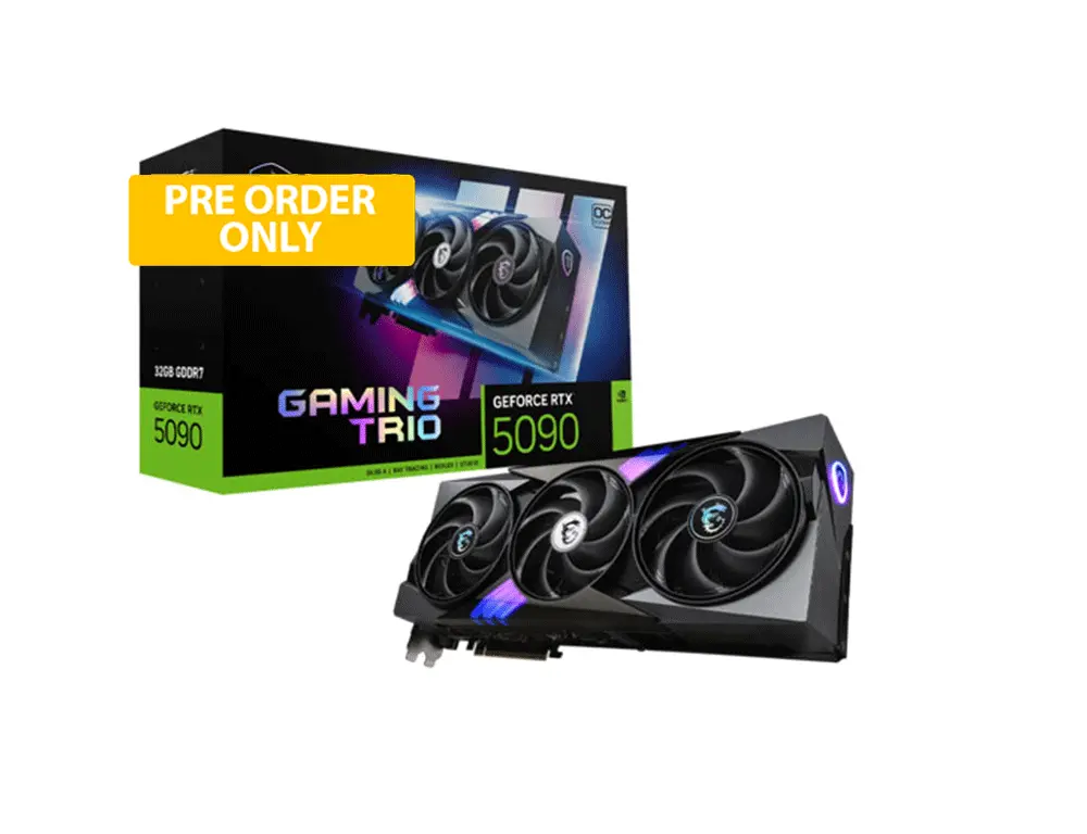 MSI Geforce RTX 5090 Gaming Trio OC 32GB GDDR7X Graphics Card (3 YEARS WARRANTY)